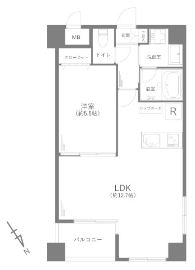 パレ・ソレイユ世田谷二丁目 間取図・土地図
