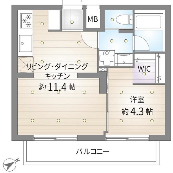 パークハイツ用賀 間取図・土地図