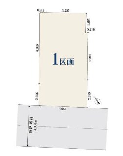 文京区大塚６丁目　売地　全1区画 間取図・土地図
