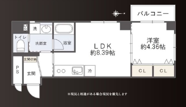 秀和第二三田綱町レジデンス 間取図・土地図