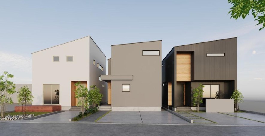 杉並区久我山５丁目　売地　1区画 建物プラン例（パース・外観）