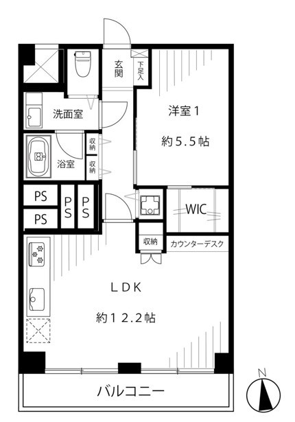 メゾン代々木 間取図・土地図