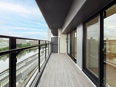 クレストタワー品川シーサイド 現地写真（バルコニー）