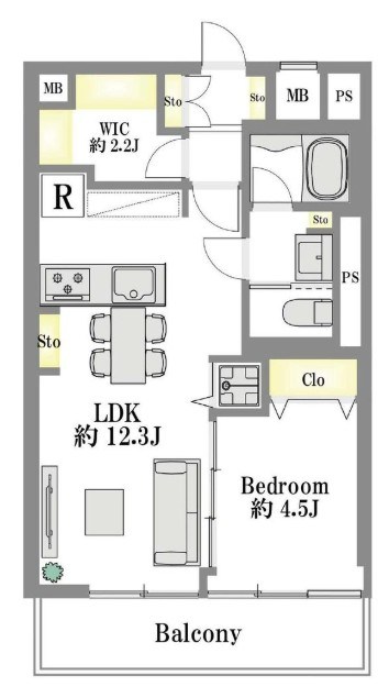 ドミール千駄木 間取図・土地図