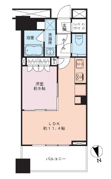 ワールドタワーレジデンス 間取図・土地図