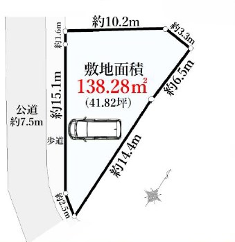 川崎市宮前区菅生ケ丘　 新築戸建 　全1棟 区画図