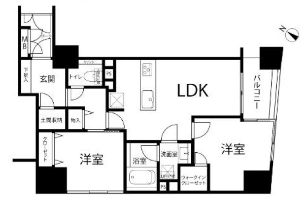 グランシティ日本橋 間取図・土地図