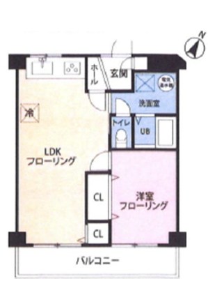 ルミネ木場公園 間取図・土地図