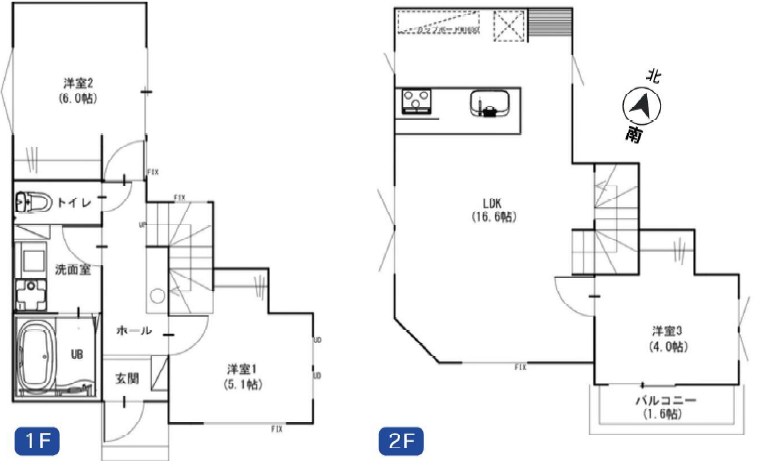 横浜市神奈川区白幡西町 新築戸建 全1棟 間取図・土地図