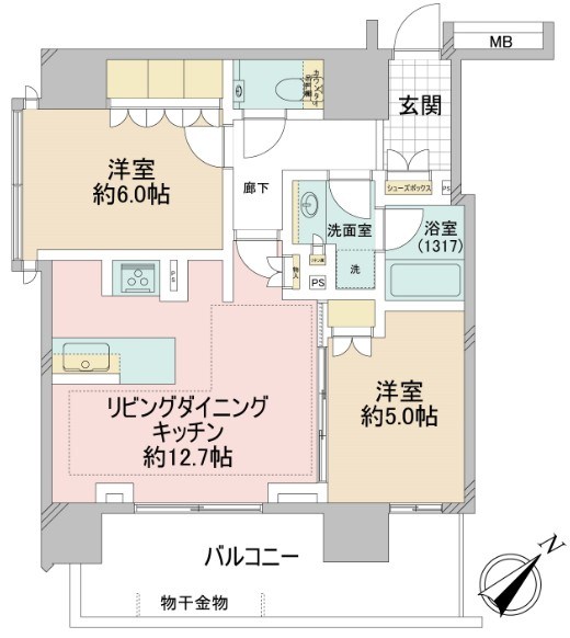 ザパークハウスアーバンス東五反田 間取図・土地図