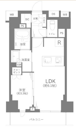 ルジェンテ早稲田 間取図・土地図