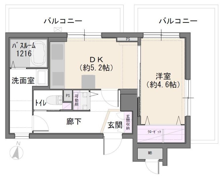 上野入谷シティハウス 間取図・土地図