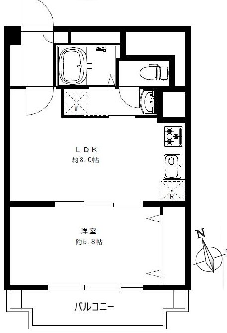 ハイコーポ松が谷 間取図・土地図