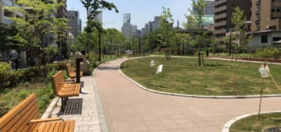 オープンレジデンシア銀座築地 公園