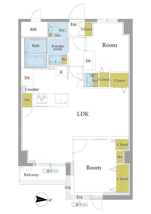 豊栄荻窪ステーションプラザ 間取図・土地図