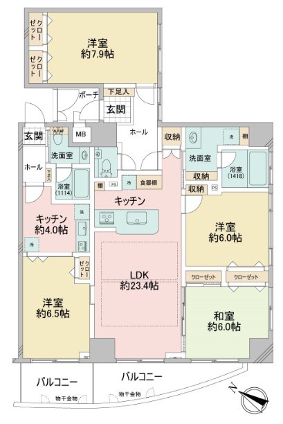 ロワール横濱レムナンツ 間取図・土地図