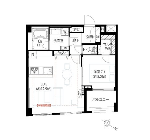 イニシアイオ杉並和泉 間取図・土地図