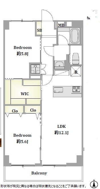 中銀木場マンシオン 間取図・土地図