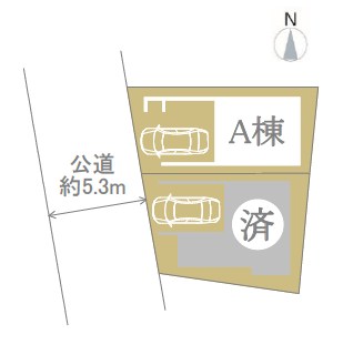 大田区久が原２丁目　新築戸建　最終A棟 全体区画図