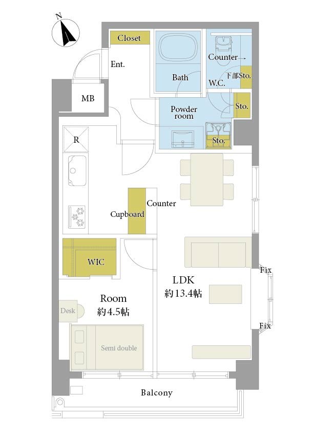 ビューシティ新宿御苑 間取図・土地図