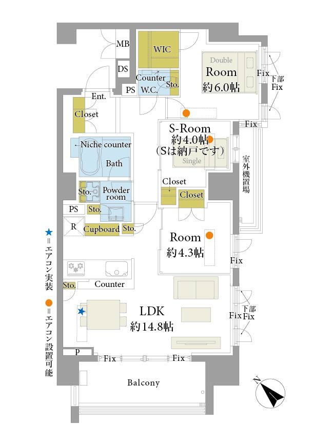 パークホームズ南大塚 間取図・土地図