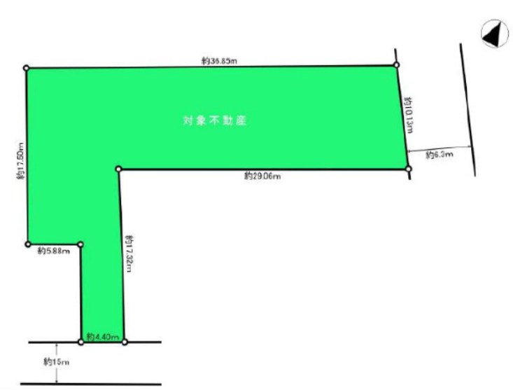 大田区池上４丁目　売地　B区画  間取図・土地図