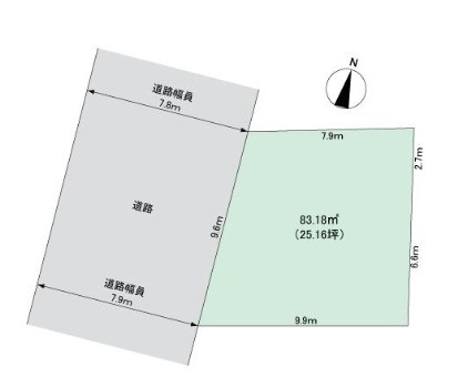 文京区小石川２丁目　売地　限定1区画 間取図・土地図