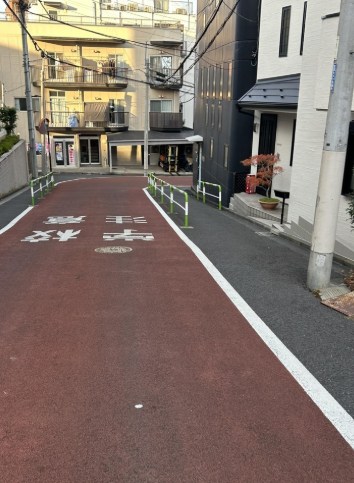 文京区小石川２丁目　売地　限定1区画 現地写真（前面道路含む現地写真）