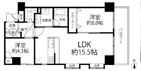 ガーデンホーム西蒲田 間取図・土地図