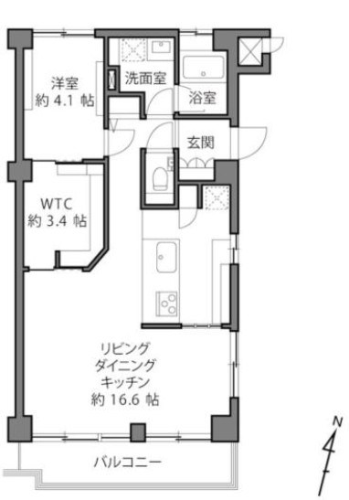 ハラダサンパークマンション恵比寿台 間取図・土地図