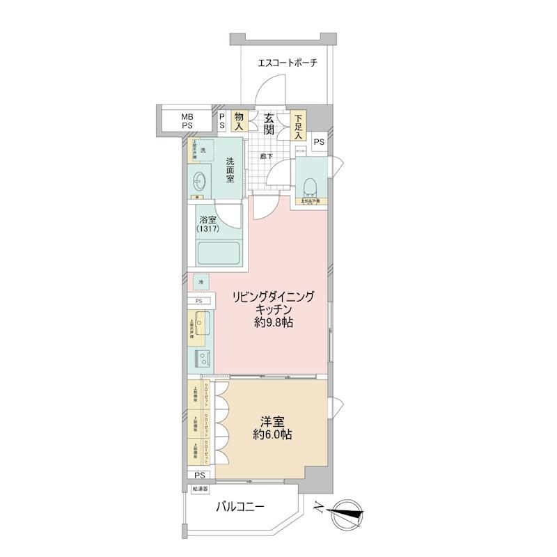 クオス日吉シンシア 間取図・土地図