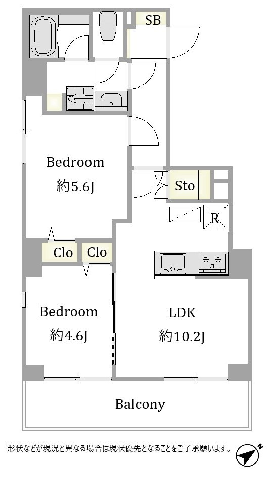 目黒グリーンコープ 間取図・土地図