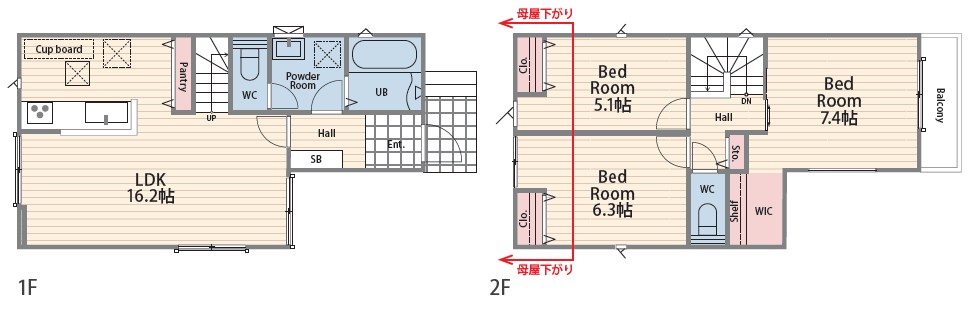 横浜市港北区新吉田東５丁目　新築戸建　3期 間取図・土地図
