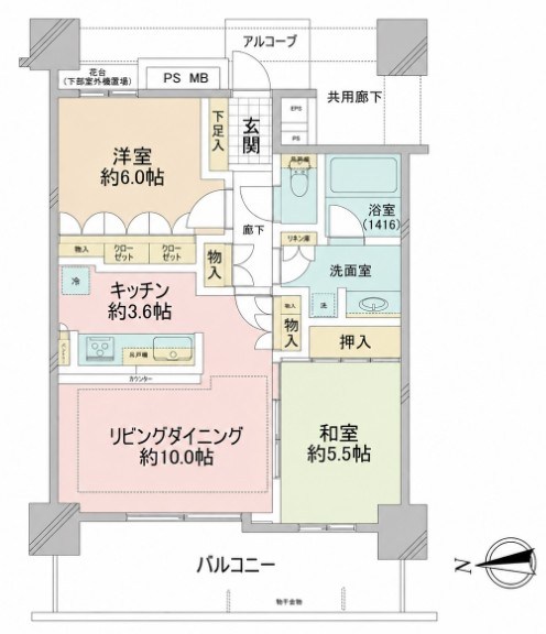 Ｂｒｉｌｌｉａタワー品川シーサイド 間取図・土地図