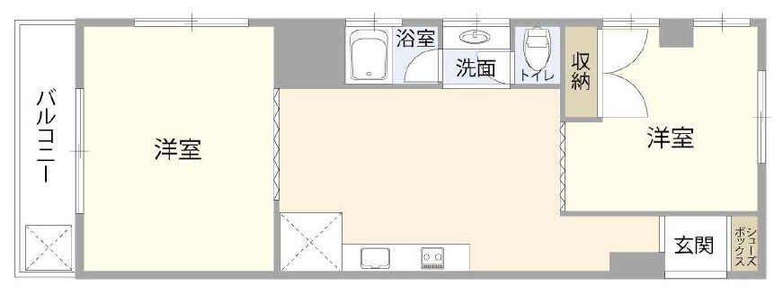 新宿ダイアパレスのばら 間取図・土地図
