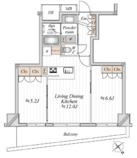 パークホームズ武蔵小山  間取図・土地図