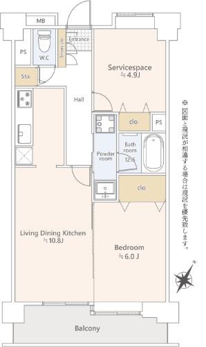 サンレイ浅草 間取図・土地図