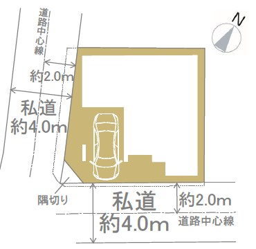 目黒区目黒４丁目　新築戸建　全1棟 区画図