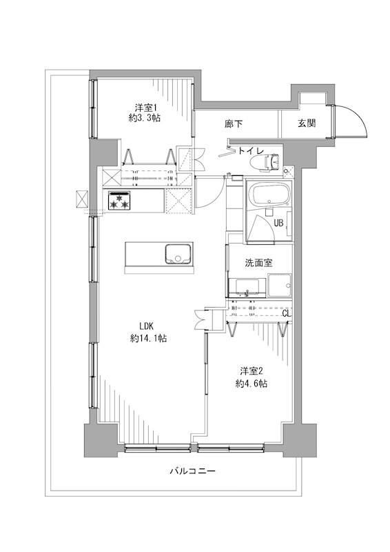ダイアパレス高田馬場 間取図・土地図