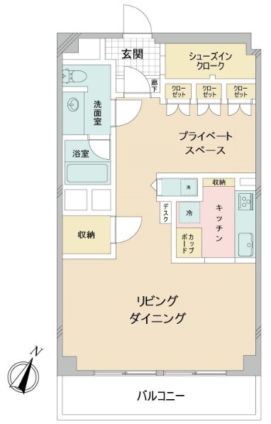 秀和目黒駅前レジデンス 間取図・土地図