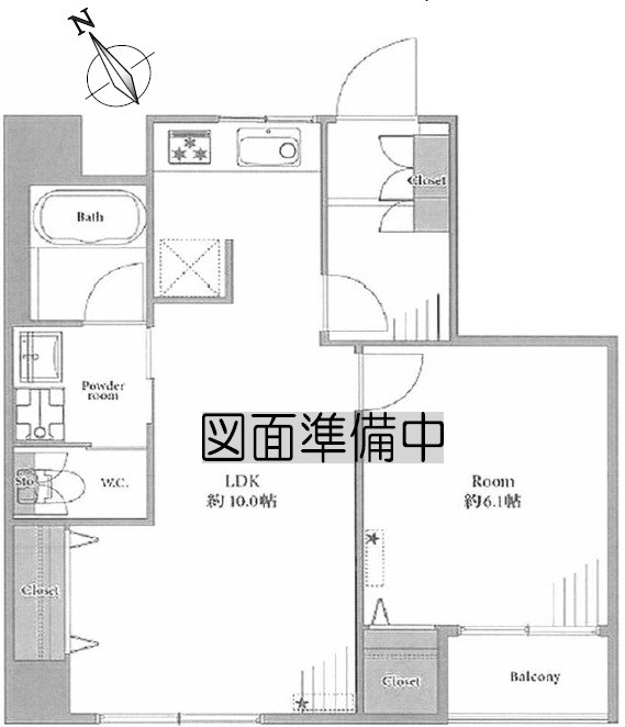 マンションヴィップ目黒 間取図・土地図