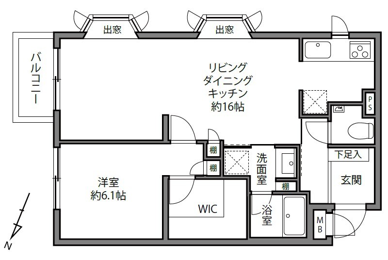 ジェイパーク南麻布 間取図・土地図