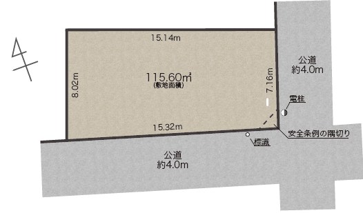 目黒区東が丘１丁目　新築戸建　全1棟 区画図
