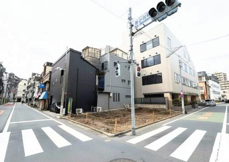 新宿区新小川町　売地　限定1区画 現地写真（前面道路含む現地写真）