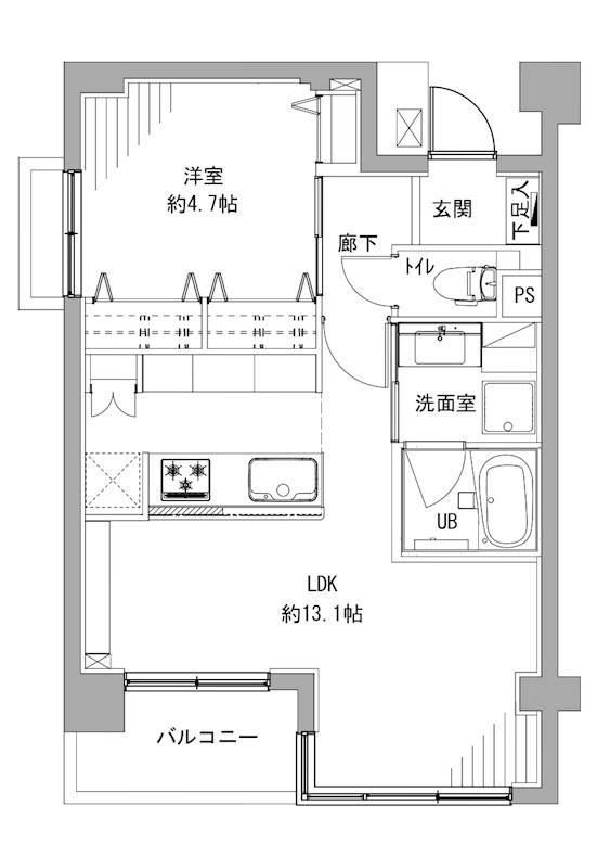 フォレステージ西早稲田 間取図・土地図