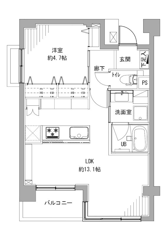 フォレステージ西早稲田 間取図・土地図