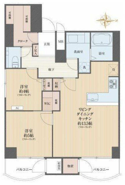 サンハイツ中野 間取図・土地図