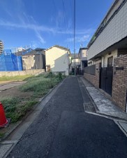 目黒区中目黒４丁目　借地権付き売地　限定1区画 現地写真（前面道路含む現地写真）