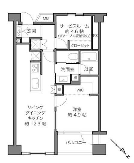 グランドメゾン目黒南 間取図・土地図