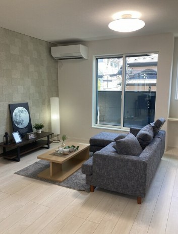 豊島区千早４丁目　新築戸建　全1棟 内観写真（リビング）